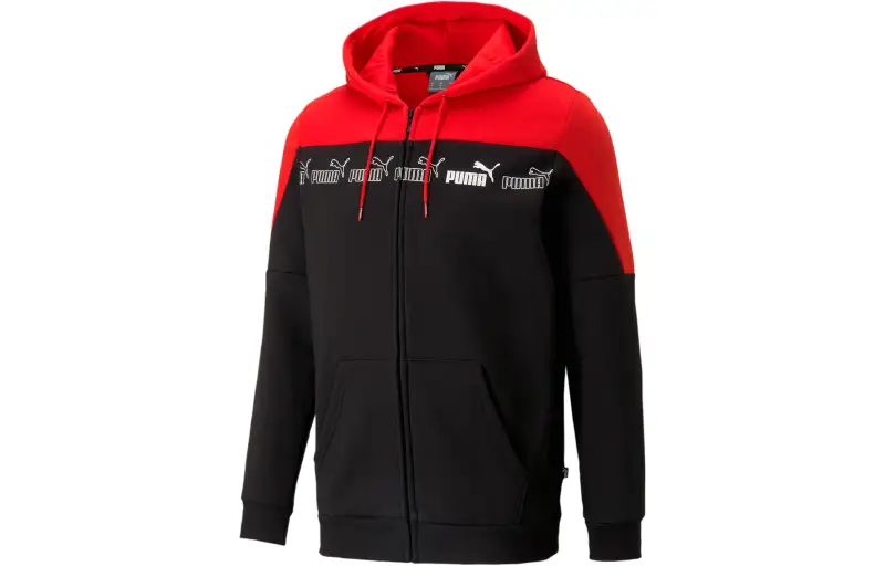 PUMA Sweatshirt Men's Black Red