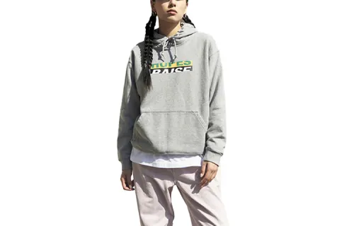 UNIQLO Sweatshirts Unisex Gray Hooded Non Detachable Moderate Other