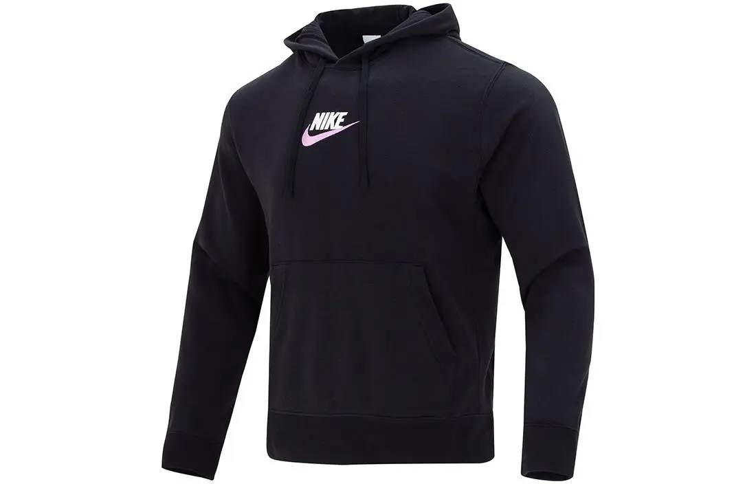 Nike Sweatshirts Men's Black Hooded (Non-detachable) Moderate Regular
