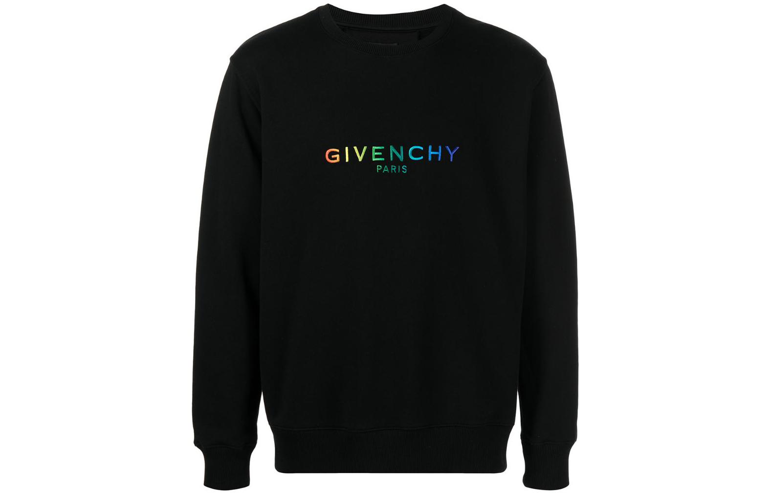 Мужское худи Givenchy SS22 Classic Logo (черное)