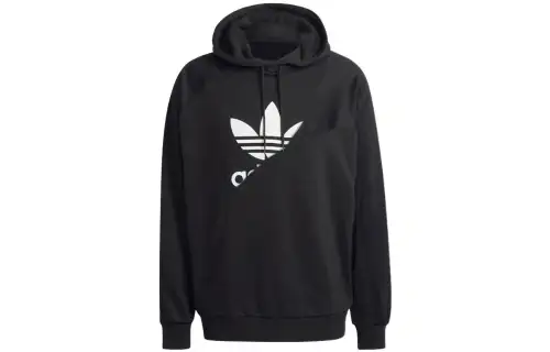 adidas originals Men's Adicolor French Terry Interlock Hoodie Black
