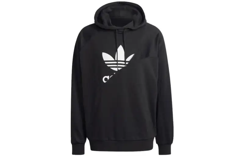 adidas originals Men's Adicolor French Terry Interlock Hoodie Black