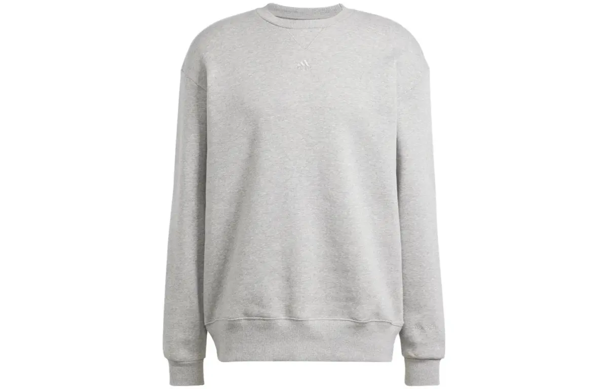 Adidas Sweatshirts Men's Gray Crew Neck Moderate Other