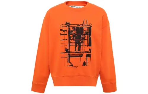 OFF WHITE SS22 Sweatshirt Men's Orange