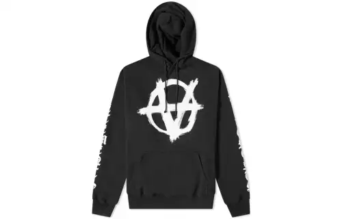 Vetements Double Anarchy Logo Hoodie