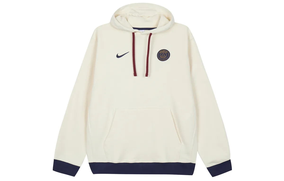 Nike Sweatshirts Men's Beige Hooded Moderate Regular