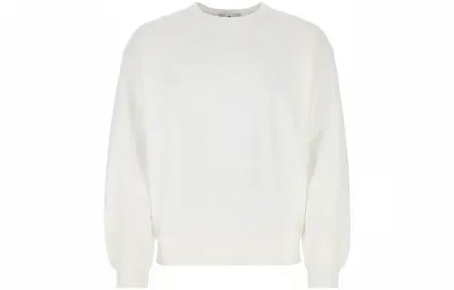 STONE ISLAND Sweatshirts Men's White Crew Neck Moderate Regular