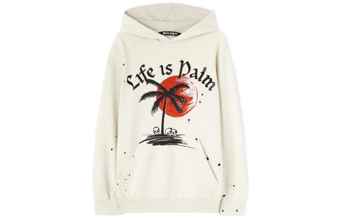 PALM ANGELS Garment Dye Sunset Palm Hoodie
