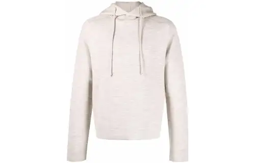 Bottega Veneta Sweatshirts Men's White Hooded Moderate
