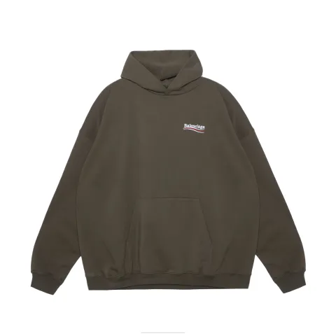 Balenciaga Political Campaign FW22 Sweatshirt Loose Fit Men's Army Green