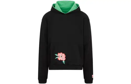 【Previous Season】embroidered-motif cotton hoodie