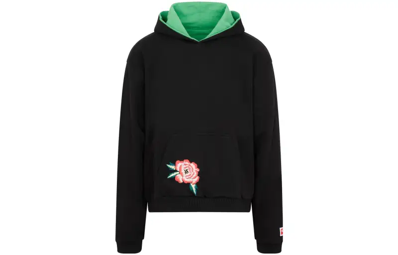 【Previous Season】embroidered-motif cotton hoodie