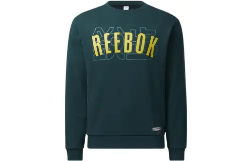 Reebok CNY Collection Sweatshirts Unisex Navy Blue Crew Neck Moderate Regular