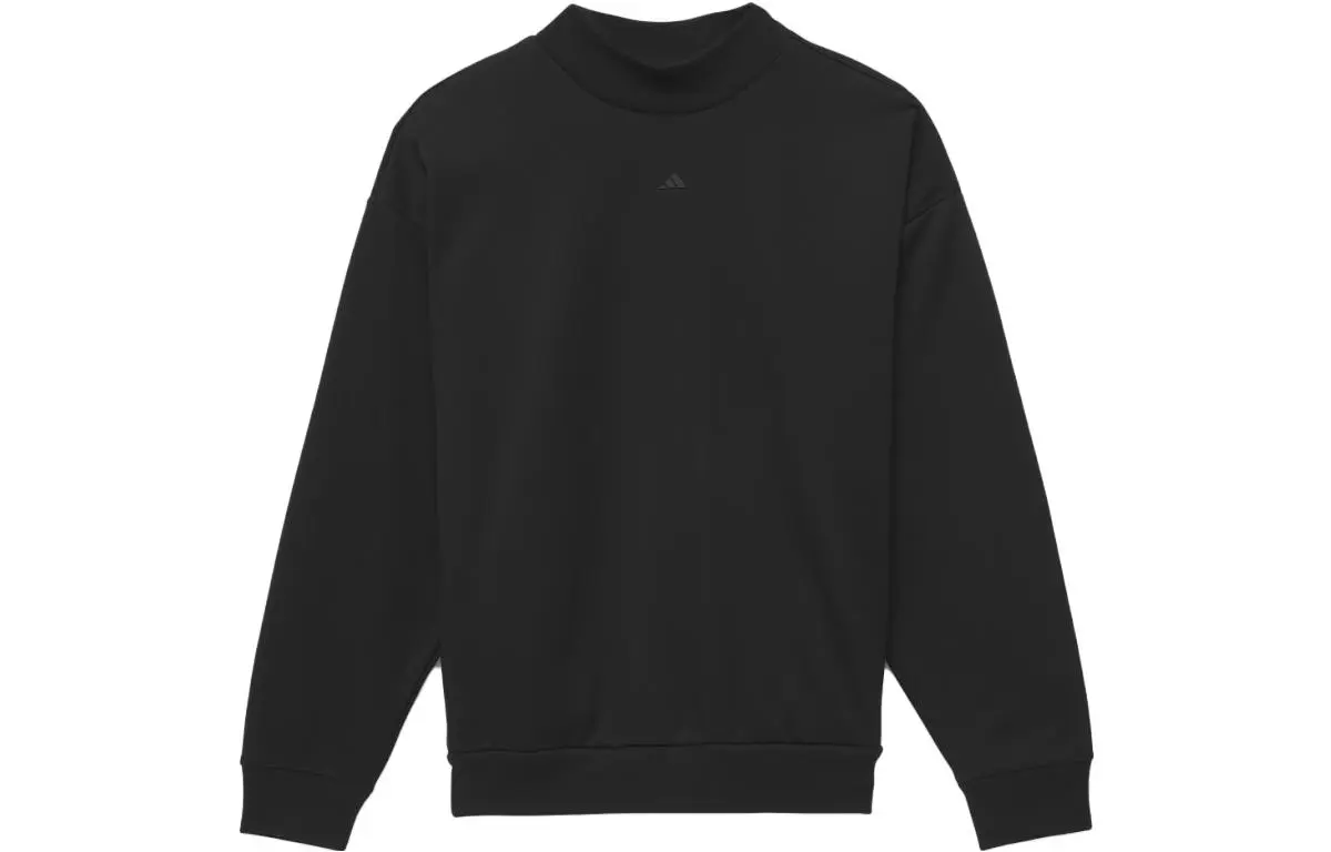 Adidas Sweatshirts Unisex Black Crew Neck Moderate Regular