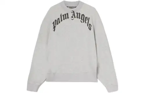 Palm Angels Logo Printed Crewneck Sweatshirt