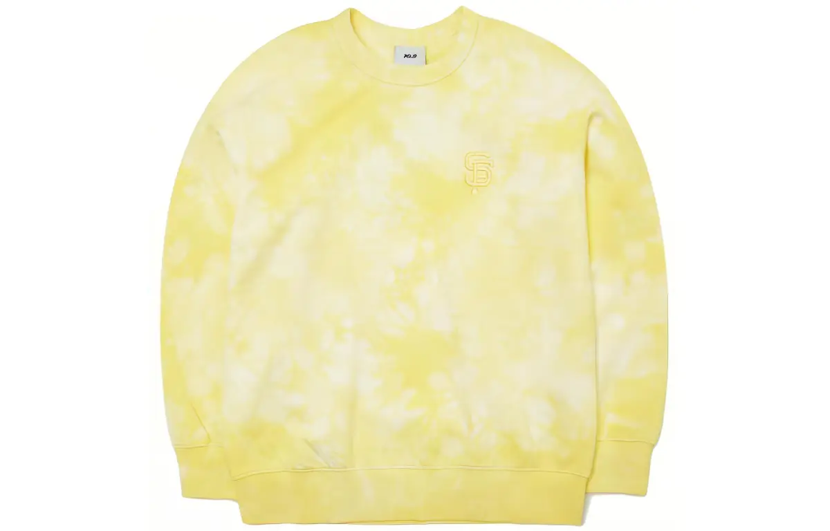 MLB San Francisco Giants Sweatshirts Unisex Yellow Crew Neck Moderate