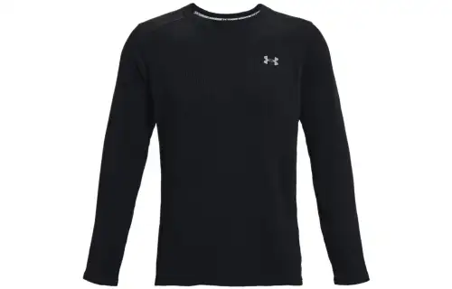 Under Armour Sweatshirts Men's Black Crew Neck Moderate Regular