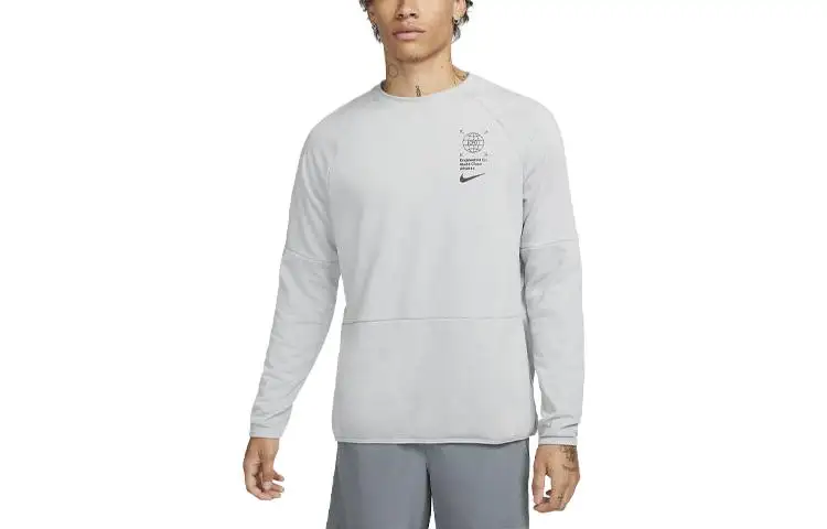 Nike Dri FIT Sweatshirt Men's Gray