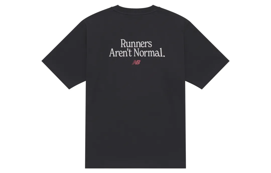 New Balance Runners T Shirt Unisex Black