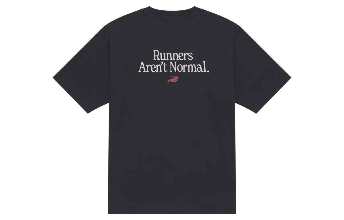 New Balance Runners T Shirt Men's Black