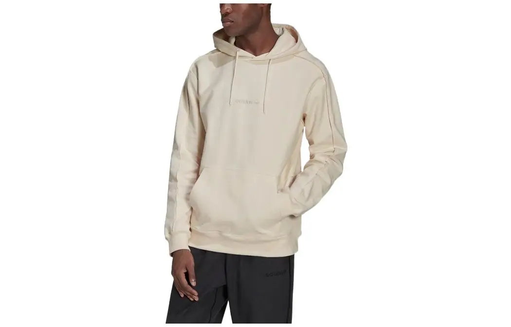 Adidas Originals Sweatshirts Men's Pearl Powder Hooded Moderate Regular