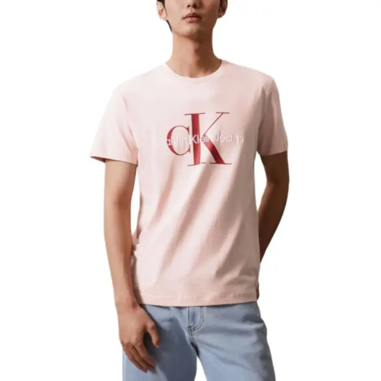 CALVIN KLEIN T Shirt Unisex Shell Pink