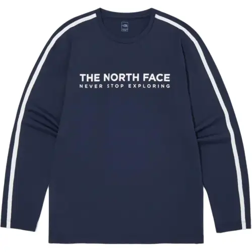 THE NORTH FACE ICE VIBE L/S R/TEE T Shirt Men's Marine