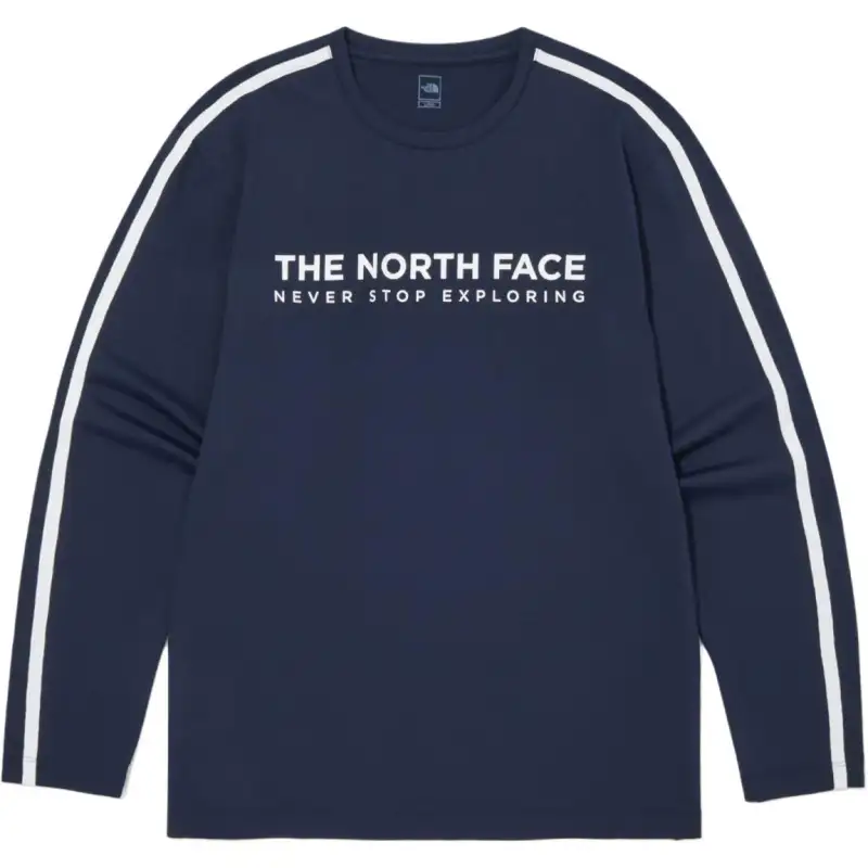 THE NORTH FACE ICE VIBE L/S R/TEE T Shirt Men's Marine