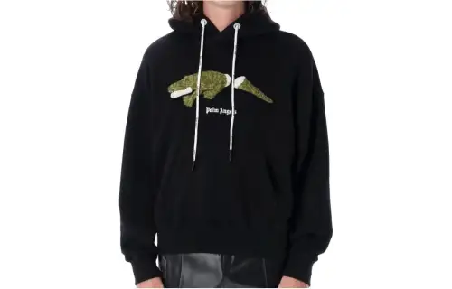 Palm Angels crocodile cotton hoodie