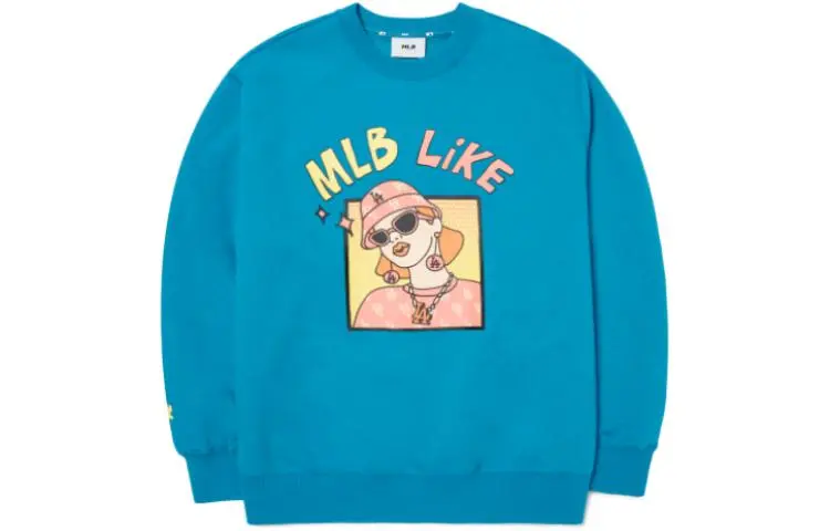 MLB FW22 Sweatshirt Unisex Lake Blue