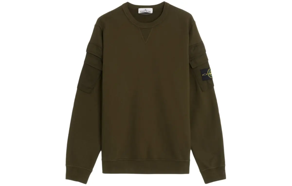 STONE ISLAND Compass patch Crew neck Sweatshirt