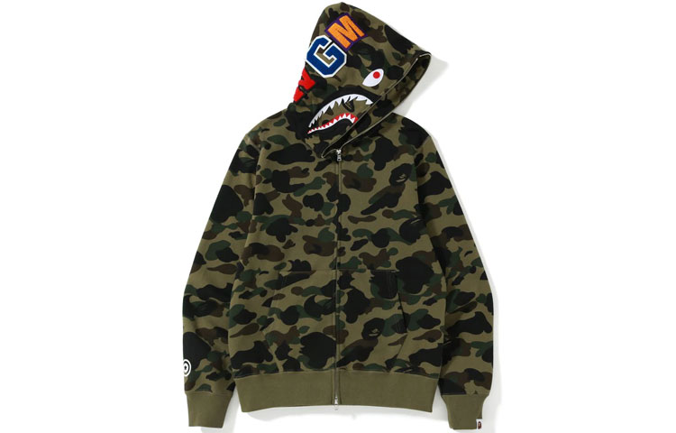 Bape 1st Camo Shark Full Zip Hoodie Hoodie FW22