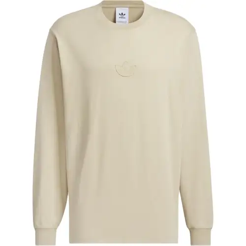 Adidas Originals LONG SLEEVE TOP WASHED T Shirt Men's Gold