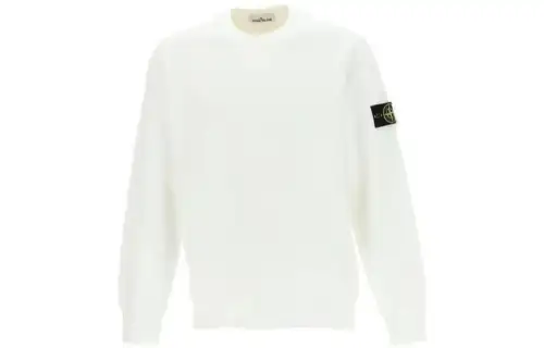 Stone Island Logo Patch Crewneck Sweatshirt
