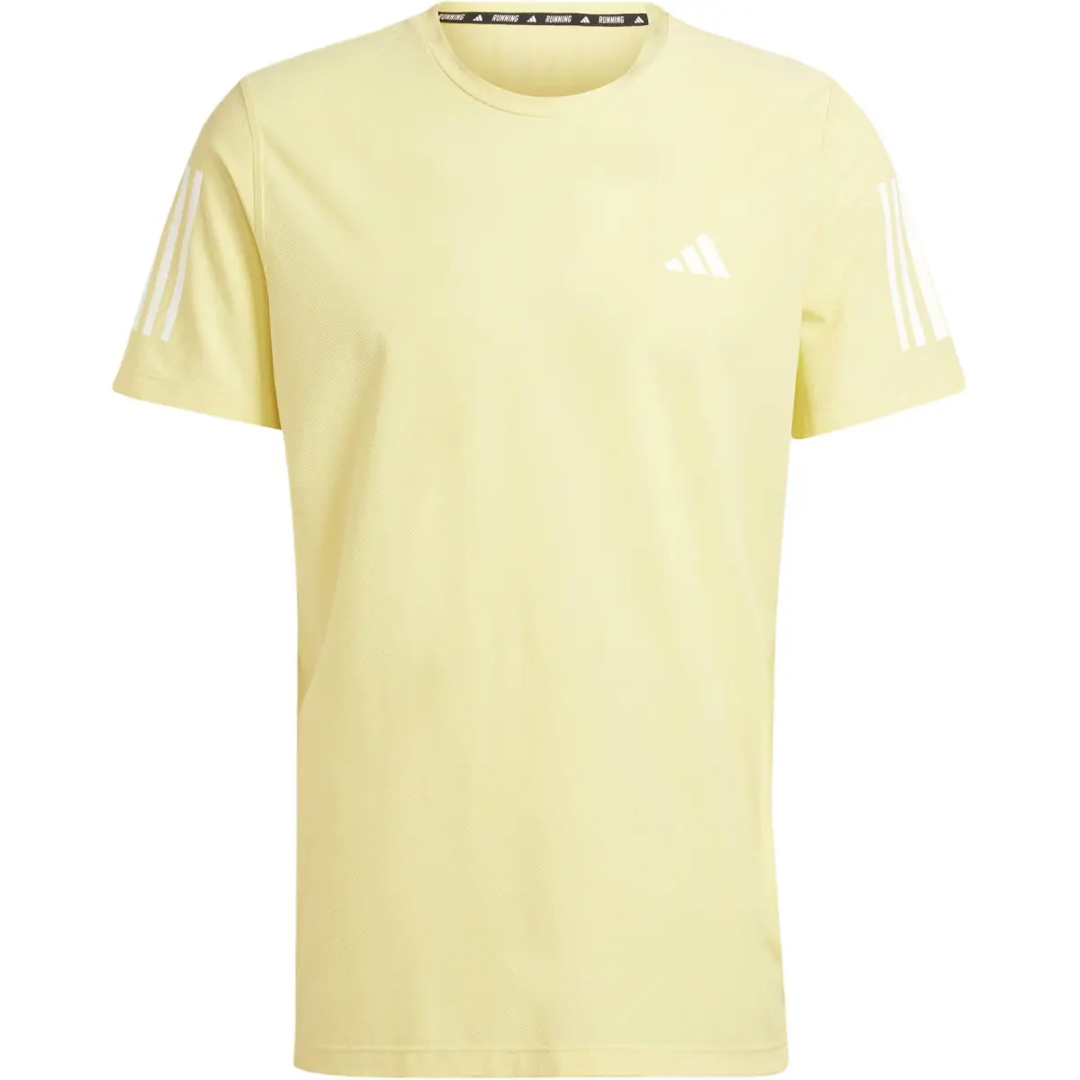 Adidas OWN THE RUN TEE Running T Shirt Men's Yellow