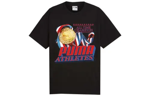 PUMA GRAPHICS T Shirt Unisex Black