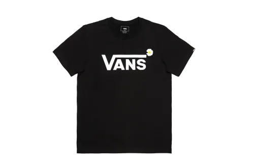 Vans Set in Sleeve T Shirt Unisex Black