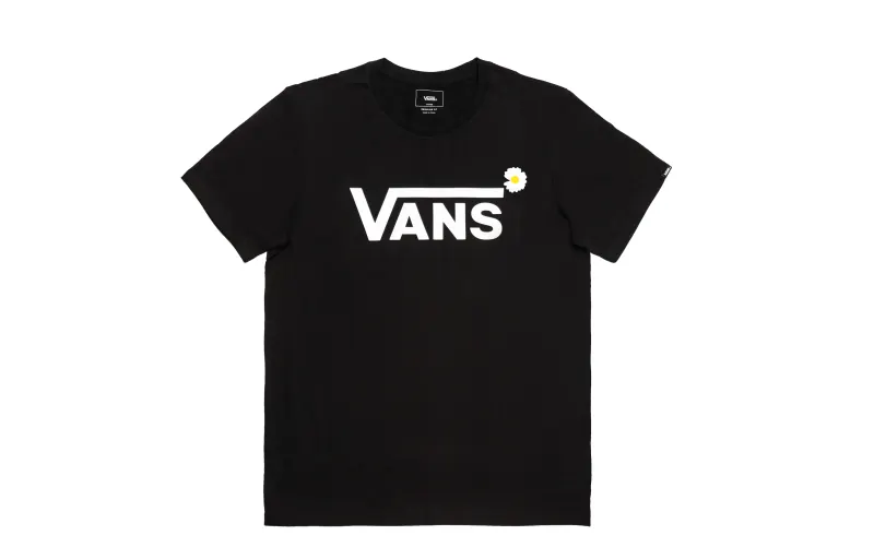 Vans Set in Sleeve T Shirt Unisex Black