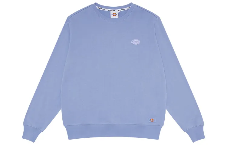 Dickies Sweatshirts Unisex Gray Purple Crew Neck Moderate Heavyweight