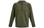 Under Armour Sweatshirts Men's Green Hooded Moderate Regular