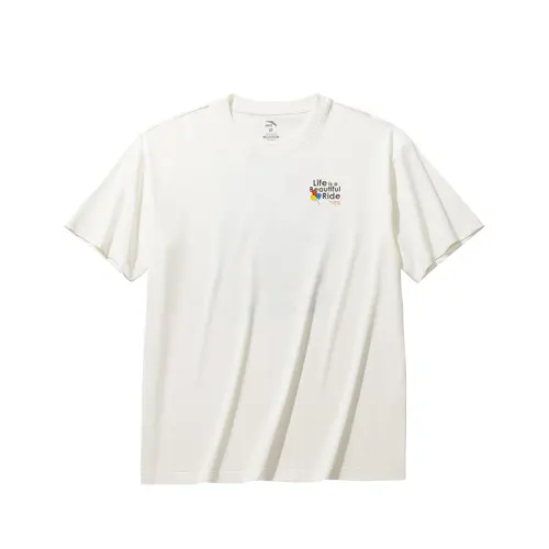 Anta Life Collection T Shirt Men's Ivory White