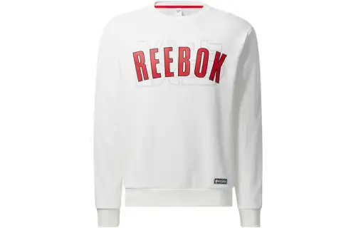 Reebok CNY Collection Sweatshirts Unisex White Crew Neck Moderate Regular