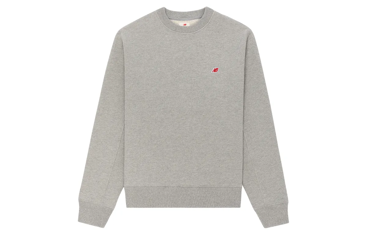 New Balance Sweatshirt Fall Unisex Gray