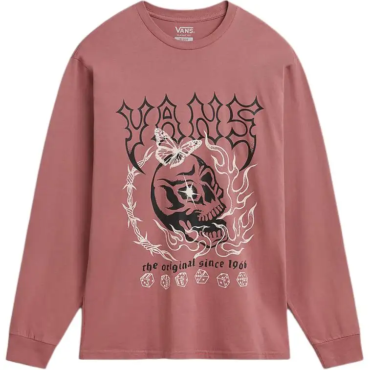 Vans Lucky Streak Langarm T Shirt Men's Pink