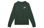 Nike Sweatshirts Unisex Green Crew Neck Moderate Other