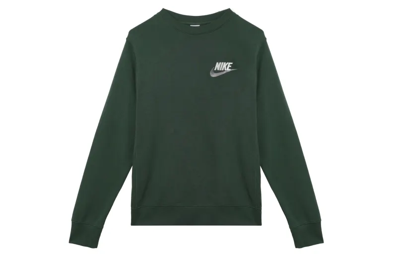 Nike Sweatshirts Unisex Green Crew Neck Moderate Other