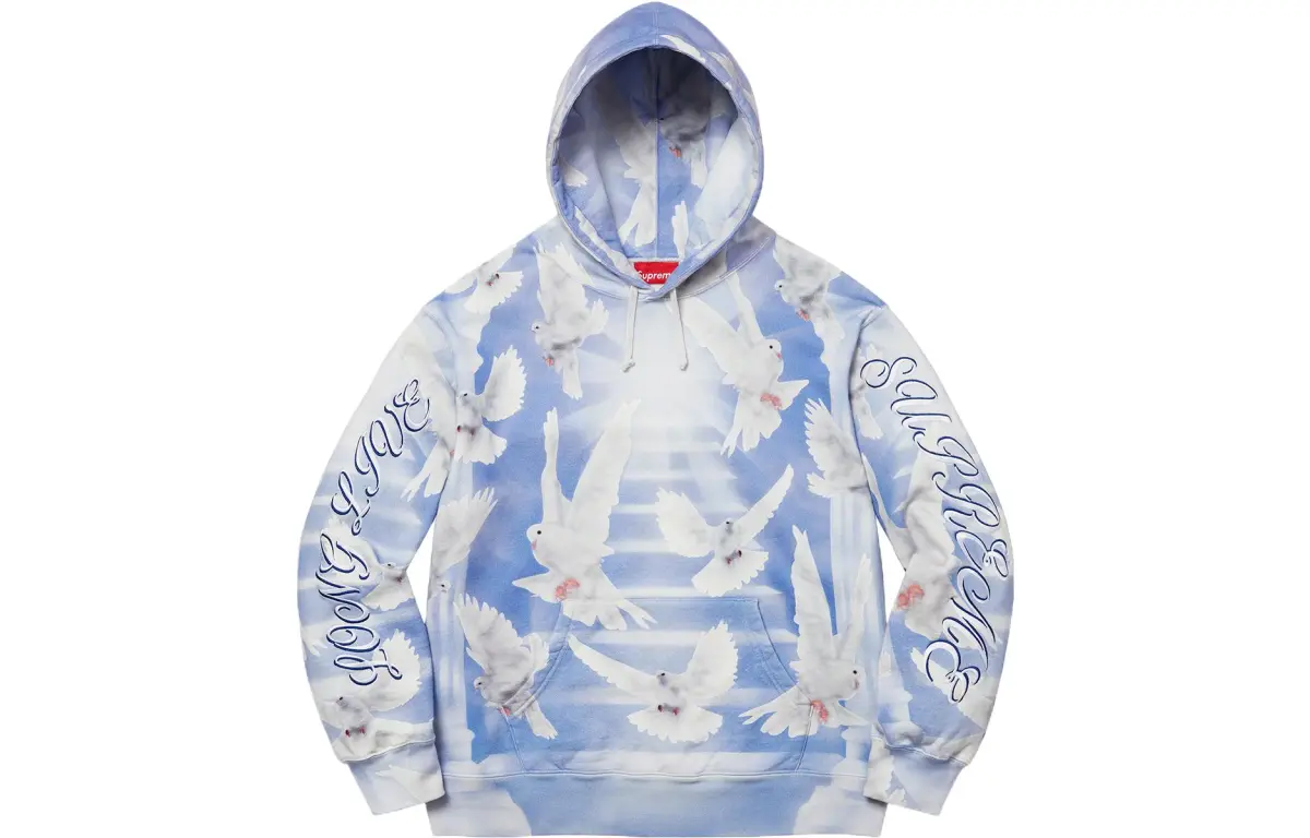 Supreme Doves graphic-print hoodie