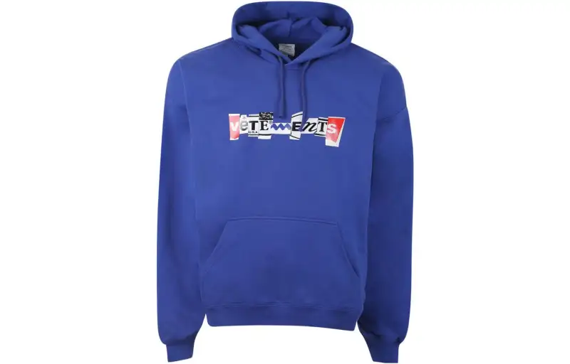 Vetements Mixed Logo Hoodie