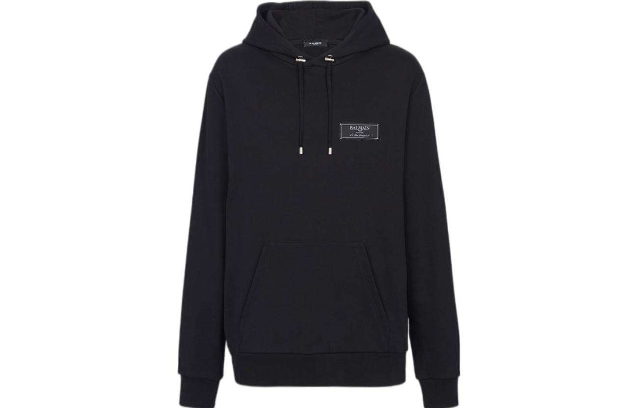 Мужское худи BALMAIN BALMAIN FW23 Logo (черный)