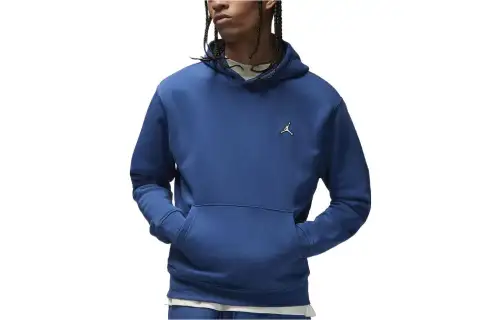 Jordan Sweatshirts Men's Blue Hooded Moderate Regular
